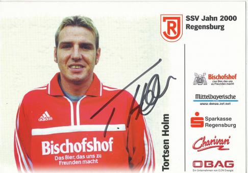 Torsten Holm  2000/2001   SSV Jahn Regensburg  Fußball Autogrammkarte original signiert 