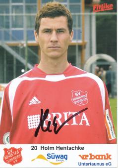 Holm Hentschke  2004/2005   SV Wehen Wiesbaden  Fußball Autogrammkarte original signiert 