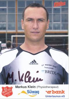 Markus Klein  2004/2005   SV Wehen Wiesbaden  Fußball Autogrammkarte original signiert 