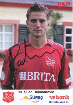 Suad Rahmanovic  2005/2006   SV Wehen Wiesbaden  Fußball Autogrammkarte original signiert 