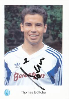 Thomas Böttche  1991/1992  SV Meppen  Fußball Autogrammkarte original signiert 