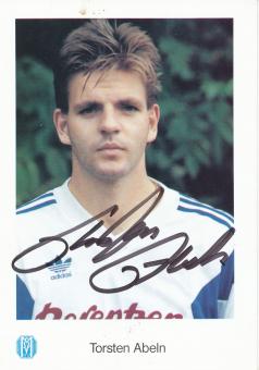Torsten Abeln  1991/1992  SV Meppen  Fußball Autogrammkarte original signiert 