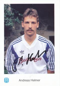 Andreas Helmer  1991/1992  SV Meppen  Fußball Autogrammkarte original signiert 