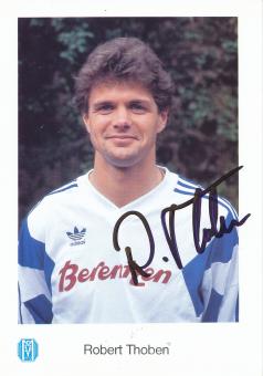 Robert Thoben  1991/1992  SV Meppen  Fußball Autogrammkarte original signiert 