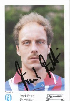 Frank Faltin  1992/1993  SV Meppen  Fußball Autogrammkarte original signiert 