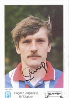 Bogdan Dlugajczyk  1992/1993  SV Meppen  Fußball Autogrammkarte original signiert 