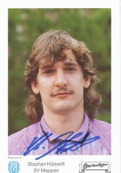 Stephan Hülswitt  1992/1993  SV Meppen  Fußball Autogrammkarte original signiert 