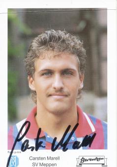 Carsten Marell  1992/1993  SV Meppen  Fußball Autogrammkarte original signiert 