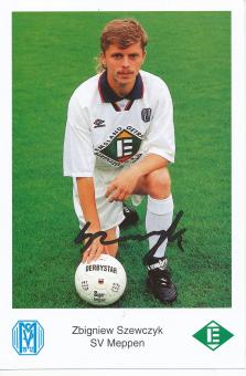 Zbigniew Szewczyk  1993/1994  SV Meppen  Fußball Autogrammkarte original signiert 