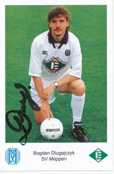 Bogdan Dlugajczyk  1993/1994  SV Meppen  Fußball Autogrammkarte original signiert 