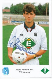 Gerd Heuermann  1993/1994  SV Meppen  Fußball Autogrammkarte original signiert 