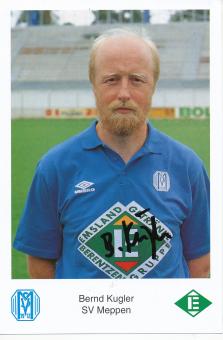 Bernd Kugler  1993/1994  SV Meppen  Fußball Autogrammkarte original signiert 