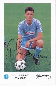 Gerd Heuermann  1988/1989  SV Meppen  Fußball Autogrammkarte original signiert 