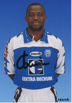 Lamin Conteh  1997/1998  SV Meppen  Fußball Autogrammkarte original signiert 