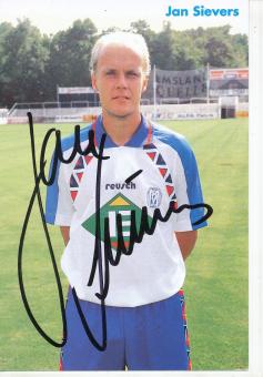 Jan Sievers  1994/1995  SV Meppen  Fußball Autogrammkarte original signiert 