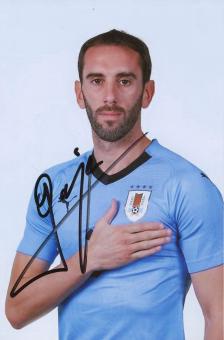 Diego Godin  Uruguay  Fußball Autogramm Foto original signiert 