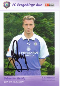 Sebastian Helbig  2004/2005  FC Erzgebirge Aue  Fußball Autogrammkarte original signiert 