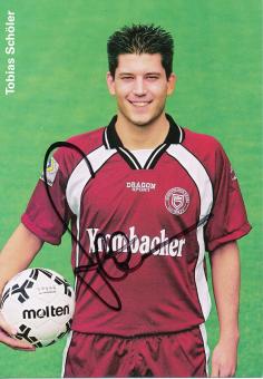 Tobias Schöler  2003/2004  Sportfreunde Siegen  Fußball Autogrammkarte original signiert 