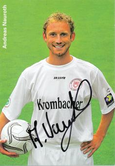 Andreas Nauroth  2004/2005  Sportfreunde Siegen  Fußball Autogrammkarte original signiert 