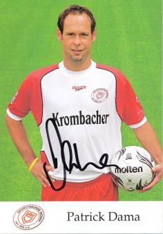 Patrick Dama  2005/2006  Sportfreunde Siegen  Fußball Autogrammkarte original signiert 