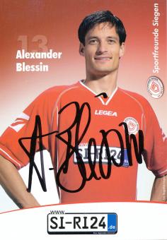 Alexander Blessin  2006/2007  Sportfreunde Siegen  Fußball Autogrammkarte original signiert 