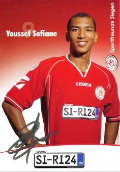 Youssef Sofiane  2006/2007  Sportfreunde Siegen  Fußball Autogrammkarte original signiert 