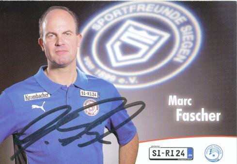 Marc Fascher  2007/2008  Sportfreunde Siegen  Fußball Autogrammkarte original signiert 