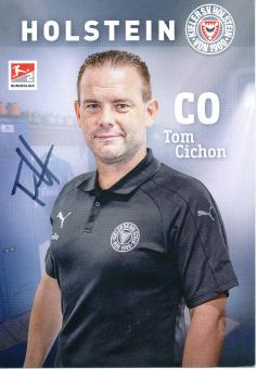 Tom Cichon  2017/2018  Holstein Kiel  Fußball Autogrammkarte original signiert 