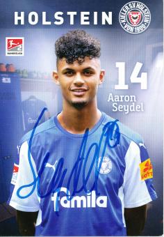 Aaron Seydel  2017/2018  Holstein Kiel  Fußball Autogrammkarte original signiert 