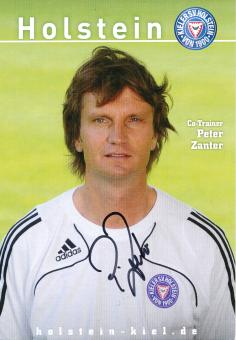 Peter Zanter  2009/2010  Holstein Kiel  Fußball Autogrammkarte original signiert 