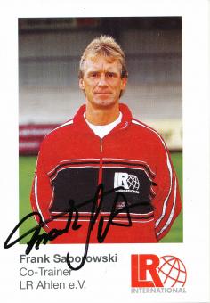 Frank Saborowski  LR Ahlen  Fußball Autogrammkarte original signiert 