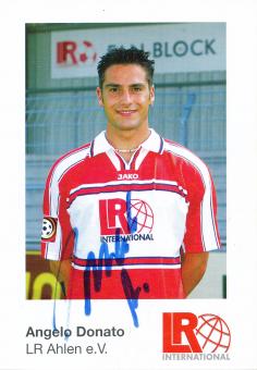 Angelo Donato  LR Ahlen  Fußball Autogrammkarte original signiert 