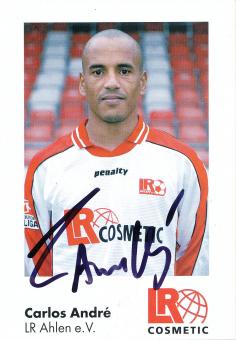 Carlos André  2003/2004  LR Ahlen  Fußball Autogrammkarte original signiert 