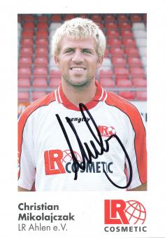 Christian Mikolajczak  2003/2004  LR Ahlen  Fußball Autogrammkarte original signiert 