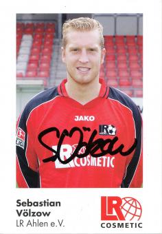 Sebastian Völzow   2003/2004  LR Ahlen  Fußball Autogrammkarte original signiert 