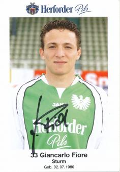 Giancarlo Fiore  2005/2006  Preußen Münster  Fußball Autogrammkarte  original signiert 