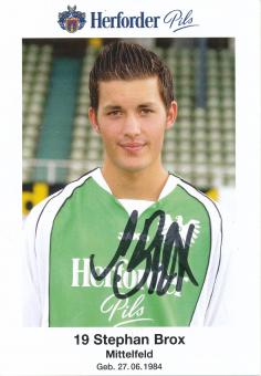 Stephan Brox  2005/2006  Preußen Münster  Fußball Autogrammkarte  original signiert 