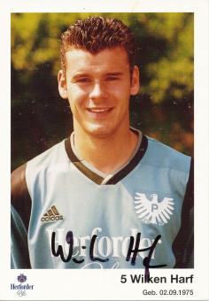 Wilken Harf  2001/2002  Preußen Münster  Fußball Autogrammkarte  original signiert 