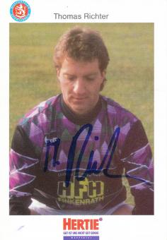Thomas Richter  1992/1993  Wuppertaler SV  Fußball Autogrammkarte  original signiert 