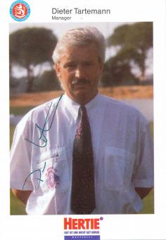 Dieter Tartemann  1992/1993  Wuppertaler SV  Fußball Autogrammkarte  original signiert 