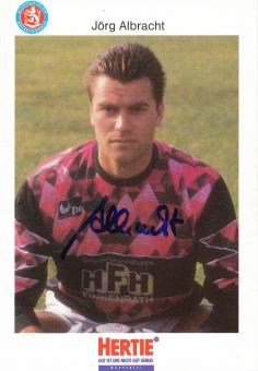 Jörg Albracht  1992/1993  Wuppertaler SV  Fußball Autogrammkarte  original signiert 