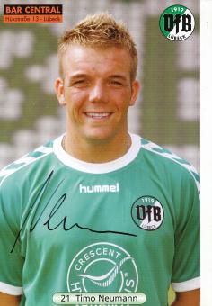 Timo Neumann  2005/2006  VFB Lübeck  Fußball Autogrammkarte  original signiert 
