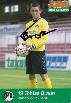 Tobias Braun  2007/2008  VFB Lübeck  Fußball Autogrammkarte  original signiert 