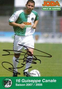 Guiseppe Canale  2007/2008  VFB Lübeck  Fußball Autogrammkarte  original signiert 
