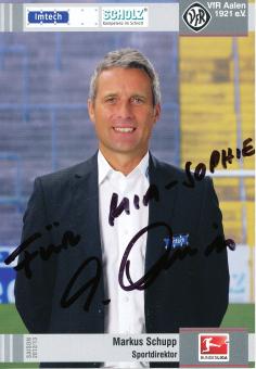 Markus Schupp  2012/2013  VFR Aalen  Fußball Autogrammkarte  original signiert 