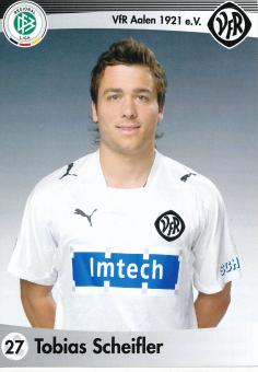 Tobias Scheifler  2007/2008  VFR Aalen  Fußball Autogrammkarte  original signiert 