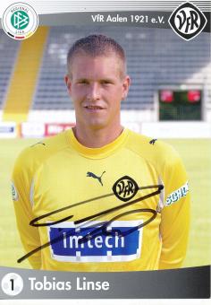 Tobias Linse  2006/2007  VFR Aalen  Fußball Autogrammkarte  original signiert 