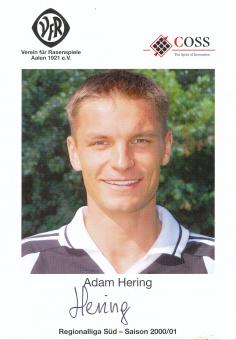 Adam Hering  2000/2001  VFR Aalen  Fußball Autogrammkarte  original signiert 