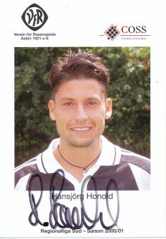 Hansjörg Honold  2000/2001  VFR Aalen  Fußball Autogrammkarte  original signiert 