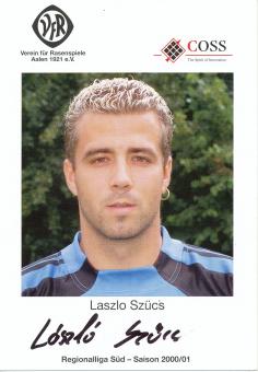 Laszlo Szücks  2000/2001  VFR Aalen  Fußball Autogrammkarte  original signiert 
